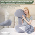 6inch Chilling Home Memory Foam Pregnancy Pillow for Sleeping, Cooling Maternity Pillow for Pregnant Women, Travel