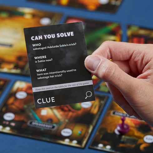 Clue Escape: The Illusionist’s Club Board Game | 1-Time Solve Mystery | Ages 10+ | 1-6 Players | 90-120 Mins.