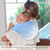 decor gift 4 Pack 22x11in Cotton Burp Cloth Soft Touch Blue Gradient Burp Rags for Unisex boy and Girl