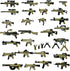 Military Weapons Pack, Military Toy Gun Set for Classic Building Blocks, 33