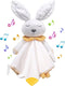 BEREST Rechargeable Baby Sleep Soother Bunny Lovey- White Noise| Heartbeat| Shushing| Lullaby