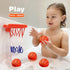 Bath Toys, Bathtub Basketball Hoop for Toddlers with 4 Soft Balls, Mold Free & Strong Suction Cup