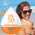 LOTIZUO 50 SPF50 Packets (50 Mini Sunscreen Travel Size Bulk, Pcs Beach Must Haves For Face & Body, Sunscreen Party