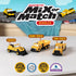 1-3, Set 3 Popular Playthings Magnetic Vehicles for Toddlers Mix or Match Car Toys, of Gift for Kids - Construction