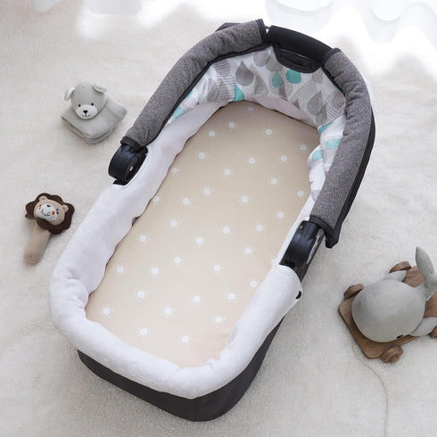 3 Pack PHF Soft Bassinet Sheets, Rainbow Breathable Comfy Cradle Sheets for Baby Boys Girls Neutral, No Slip Universal
