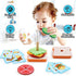Set Wooden Sandwich Sorting Stacking Toys Play Food for Toddlers Preschool Educational Montessori Toys Fine Motor Toy