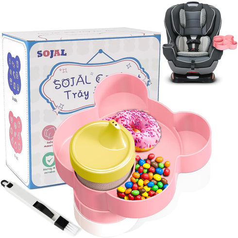 BlueOrigin Car Seat Snack Tray - Travel Tray for Kids Car Seat,