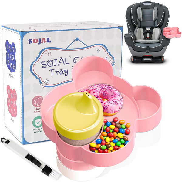 BlueOrigin Car Seat Snack Tray - Travel Tray for Kids Car Seat,