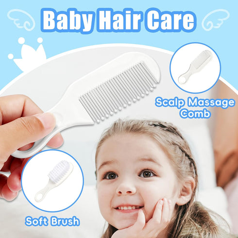 Set, Trimmer Set Set White-18 Baby Healthcare and Grooming Kit, Baby Safety Care Baby Electric Nail Newborn Nursery
