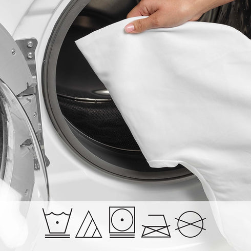 Boppy Original Nursing Pillow Liner, Bright White, Machine Washable and Wipeable, Extends Time Between Washes, Liner