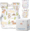 KIIS Disposable Baby Bibs for Boys and Girls, Individually Packaged, Soft and Leakproof (20 PCS / 60 PCS)