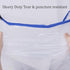 1 Pack 3Mil Crib Mattress Storage Bag with Zipper, Plastic Waterproof Crib Mattress Bag for Moving