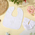 4 Set Jiuguva Pcs Baptism Gifts for Boys Girls, Christening Bibs and Socks White Embroidered Cross Baptism Outfit