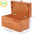 Big 32 Steps Wooden Secret Puzzle Box, Handmade Beech Wood Money Holder, Retro Compartment Brain Teaser Toy for Kids