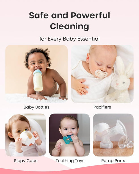 120PCS Momcozy, Nuliie Detergent Tablets with Sealed Box, Bottle Washer Tablets for Baby Brezza, GROWNSY & Momfann