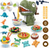 Dough Play Sets for Kids 2-4, Dinosaur Noodle Maker Toy, Toddler Play