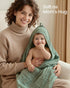 6 Set, 2 35x35 Inch 4 Set, PCS Baby Towels and Washcloths PCS XL Baby Hooded Towels & PCS Washcloths Ultra Soft