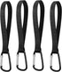 NUEAYMS Set 4 of Nylon Hooks for Baby Carrier and Pet Walker Multipurpose Carabiner Clip for Bicycle and Shopping Cart