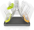 15 Baby Bottle Drying Rack, Space Saving Bottle Drying Tree Rack with Drainboard for Cups, Mugs and Glass, Sports
