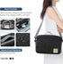 TRENDPLAY Small Diaper Bag - Mini Stroller Organizer Caddy with Wipe Pockets, Fits All Strollers, Black