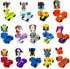 28 Pack Easter Basket Stuffers, Transforming Car Robot Toys Easter Gifts for