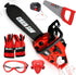 TOY Life Toy Chainsaw Kids Tool Set with Gloves Toddler Pretend Play