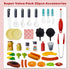 35pcs Set, Set, Set, Playset Set, Playset Kitchen Toy Toy BBQ Grill Cooking Toy Little Chef Play, Kids Grill