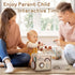 1+ 12-18 1 2 3 1-3 Vanplay Montessori Toys for Year Old Girls Boy Gifts, Wooden Sensory Activity Cube for Babies
