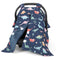 Car Seat Cover Baby, Peekaboo Opening Carseat Covers Baby Boy, Minky Infant