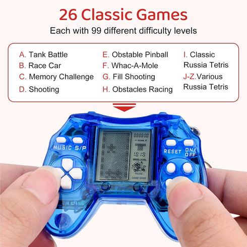 12Pcs Arcade Video Game Keychains, Kids' Party Favor Sets, Video Game Party Favors for Boys and Girls, Party Supplies