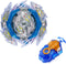 Battling Tops Burst Battle B-189 Guilty Longinus Kr MDS-2 Gyro Toys with B-184 Custom Bey Launcher for Kids