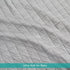Toddler Comforter Blanket for Daycare, Baby Crib Nap Quilted Blanket 30"x40", Lightweight Grey Swaddle for Kids