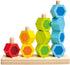 ODYSSEY Hape Stacking Music Set, Colorful 6 Piece Wooden Musical Box Toy for Kids 18 Months+