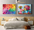 Jigsaw Puzzles for Adults, 2 Pack 1000 Pieces, Flower & Colorful Succulent Puzzles for MOM, Women & Men