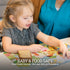 Klean Kids Silicone Placemats for Toddlers - 2 Pack (Mermaid and Princess) Non-Slip with Travel Bag