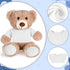 Bear Tee Shirt for 14-18 Inch Bear Clothes, Basic Stuffed Animal Shirt in White