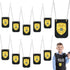 12 Pcs Pretend Play Police Badges for Kids - Officer Badge Detective Badge Cop Badge
