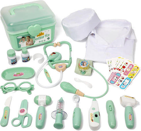 Liberry Doctor Kit for Toddlers 3 4 5 Years Old, 30-Piece Kid