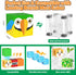 Set, (100 Matchtiles Magnetic Blocks with Animals, Magnetic Building Blocks Magnet Cube Toys Stacking, Build Forest