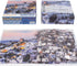 MaxRenard Game Jigsaw Puzzle, 1000 Pieces for Adults, Santorini Landscape, Family Toy