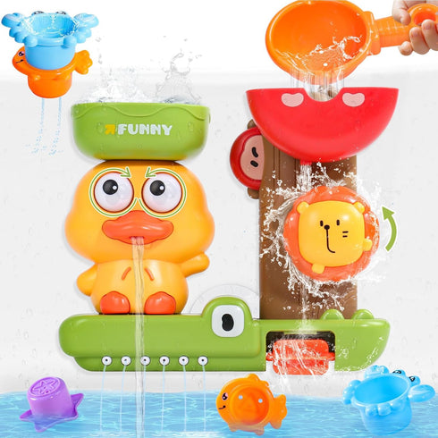 Baby Bath Toys for Kids Ages 1-3 Interactive Toddler Bath Toys Duck