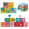 5-Pack Soft Cloth Crinkle Books for Babies 0-3, Washable Non-Toxic Sensory Early