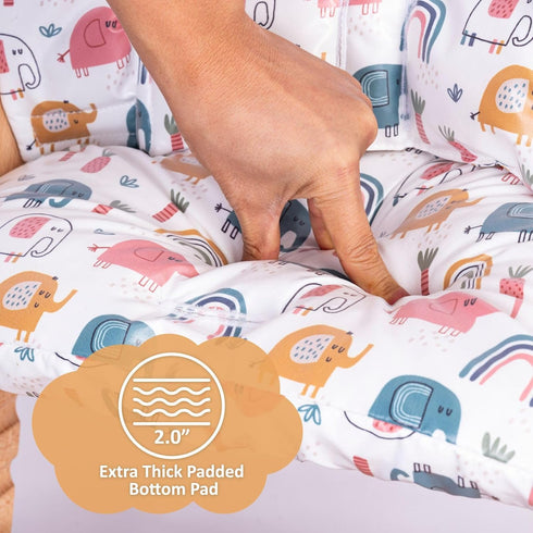 DADOUMAN 18" 11" Waterproof & Extra Padded Soft Dining Chair Seat Cushion, Wipe Clean Cushion for Stokke Tripp Trapp