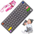 Baby Keyboard Teething Toys for 0-3, 0-6, 6-12 Months | Soft Silicone Baby Keyboard Teethers | Infant Teether Pacifier