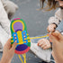 NUOBESTY Shoelace Threading Teaching Toys, Learn to Tie Shoelaces Toy for Kids, Fine Motor Skills Educational Toys
