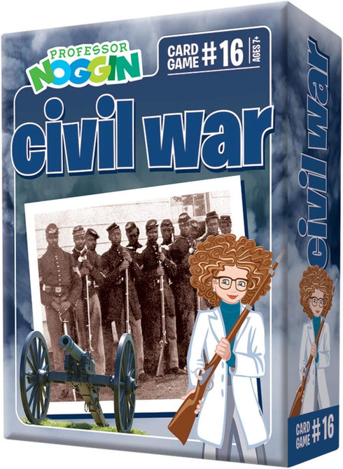 Outset Media Professor Noggin's Civil War Trivia Card Game - Educational Trivia for Kids, Ages 7+