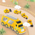 3 4 5 6 3-4 3-5 Veslier Construction Truck Toys for Boys Girls Age Years OldCarrier Transport Trucks for Kids Year