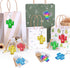 CiciBear 25 Pack Cactus Sequin Keychains in 5 Colors for Tropical Hawaiian Summer Themed Party Favors, Birthday Gifts