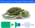 10 inches The Petting Zoo, Conservation Sea Turtle Stuffed Animal, Gifts for Kids, Baby Sea Turtle Plush Toy