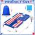 2 in 1 Bean Bag Toss with 12 Bean Bags for Boys Girls, Outdoor Games Cornhole Game Set for Activities